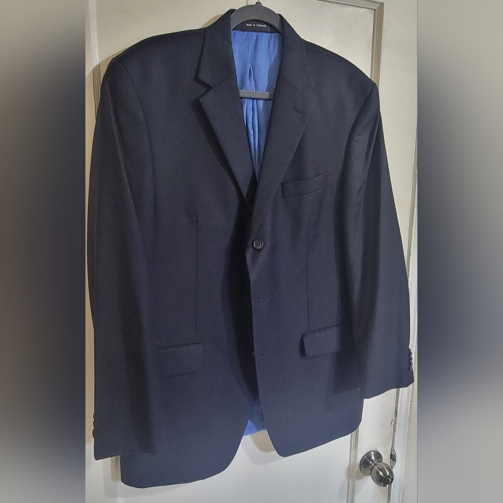 MICHAEL KORS Mens Blazer 42R Black Suit Jacket 100% Wool Suit Seperate